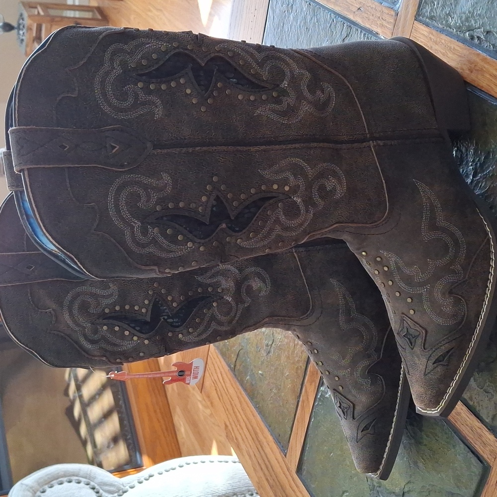 Women's Laredo Western Cowboy Boots - Picture 2 of 9